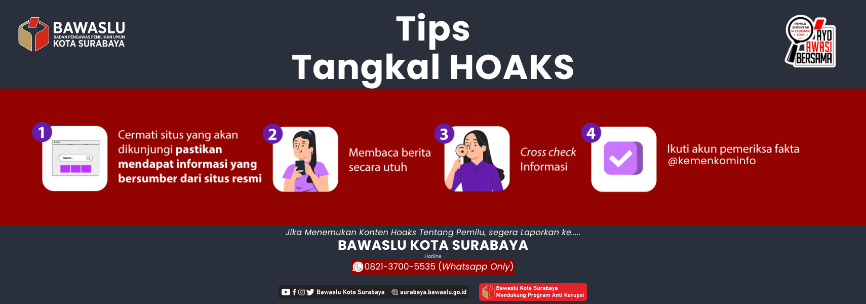 Tips Tangkal Hoaks