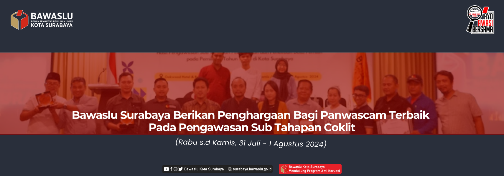 Panwascam Terbaik Sub Tahapan Coklit