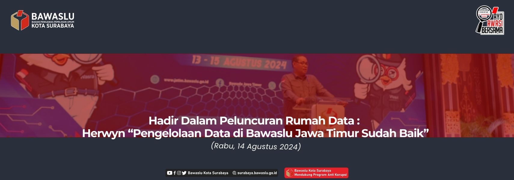 Herwyn hadiri peluncuran rumah data