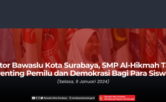 Kunjungan edukatif SMP Al-Hikmah Surabaya