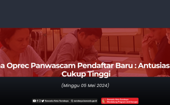 Hari Pertama Oprec Panwascam Pendaftar Baru