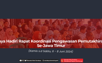 Bawaslu Surabaya Hadiri Rapat Koordinasi Pengawasan Pemutakhiran Data Pemilih Se-Jawa Timur